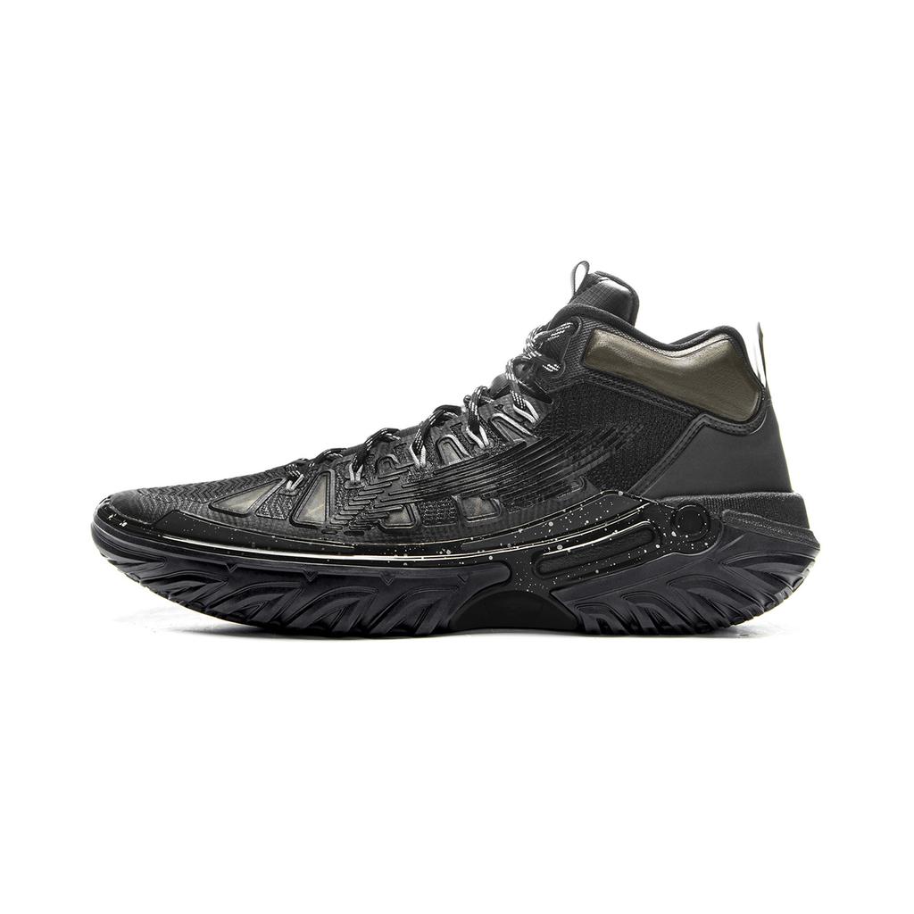 New LINING Jie Ao 2High Basketball Shoes Men's High top Black ABFU047-7