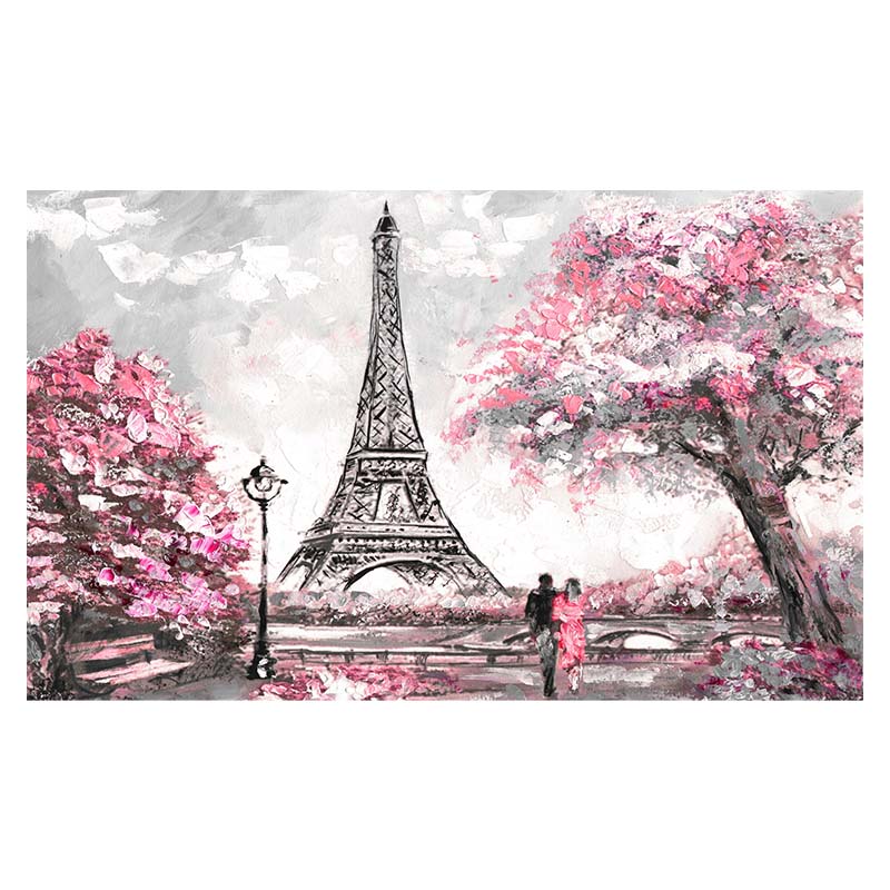 

Парижская улица с видом на стену, холст, картины для гостиной, Парижская башня, современные постеры и принты, настенные картины для домашнего декора, фон 20x30cm