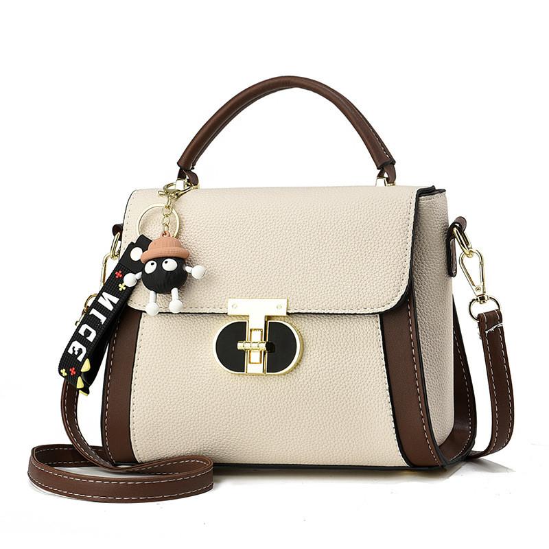 Trendy Colorful Small Handbag For Women 2024 Stylish Pu Material Crossbody Bag