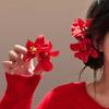 Bohemia Flowers Hair Side Clips Bridal Flowers Hairpin For Women Girls  Sweet Hair Clips Beach Holiday Hair Accessories