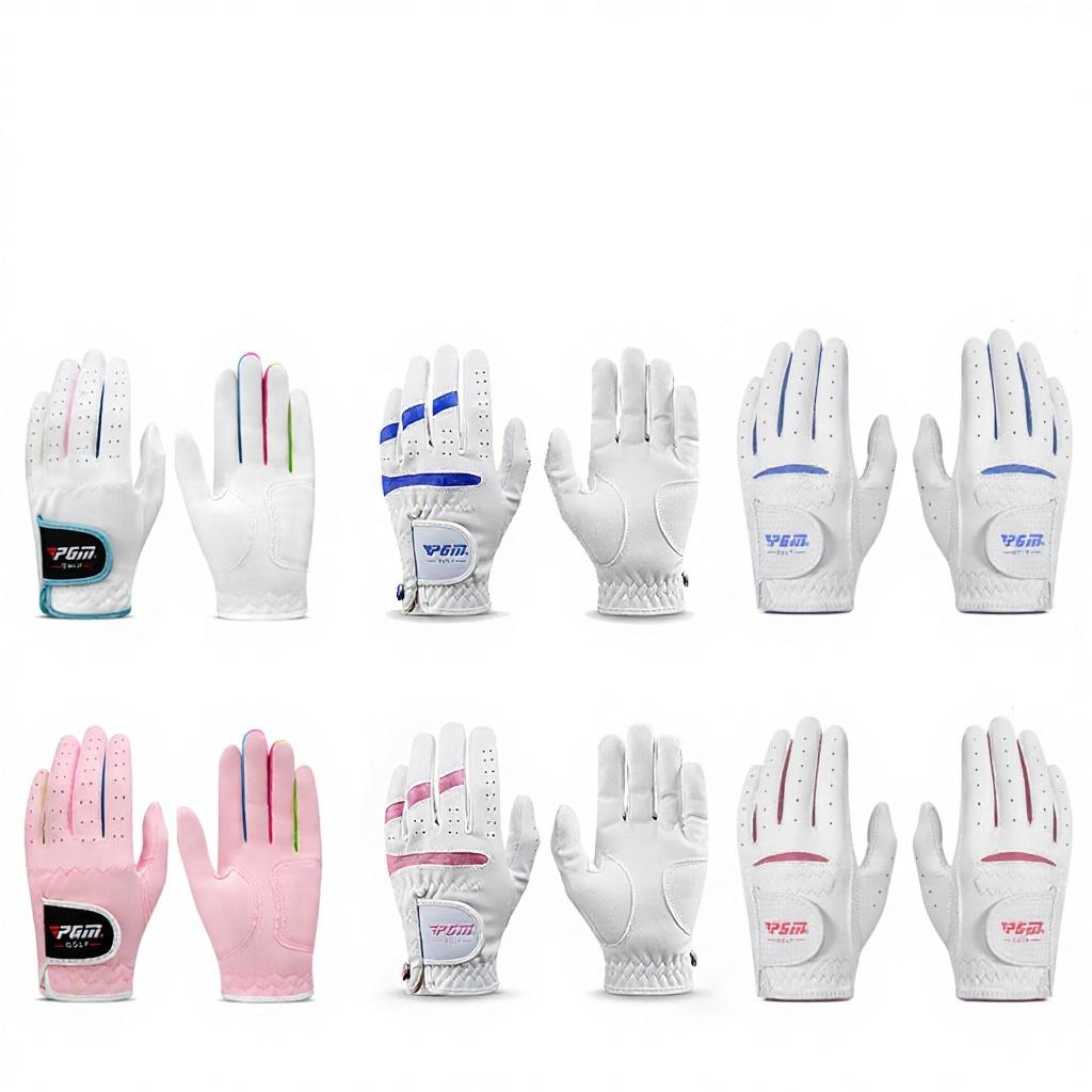 PGM Manufacturer Wholesale Children s Golf Gloves Microfiber Cloth Soft Comfortable Customizable for Hands Running Exercise