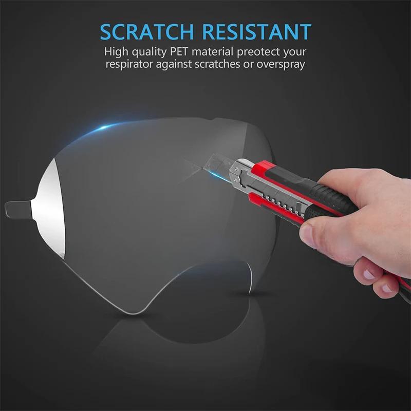 100/50/30/20/10/5Pcs 6885 07142 Protective Film Use For 3M 6800 Respirator Lens Cover