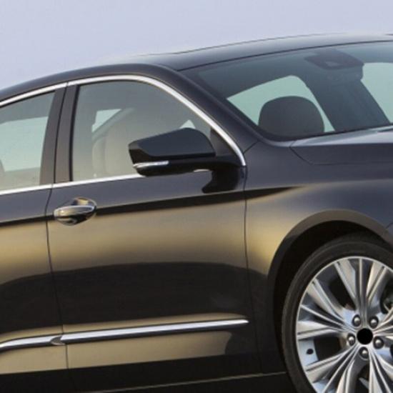 For Chevy Impala 2014~20 Exterior Right Side Wind Mirror Cover Caps Gloss Black