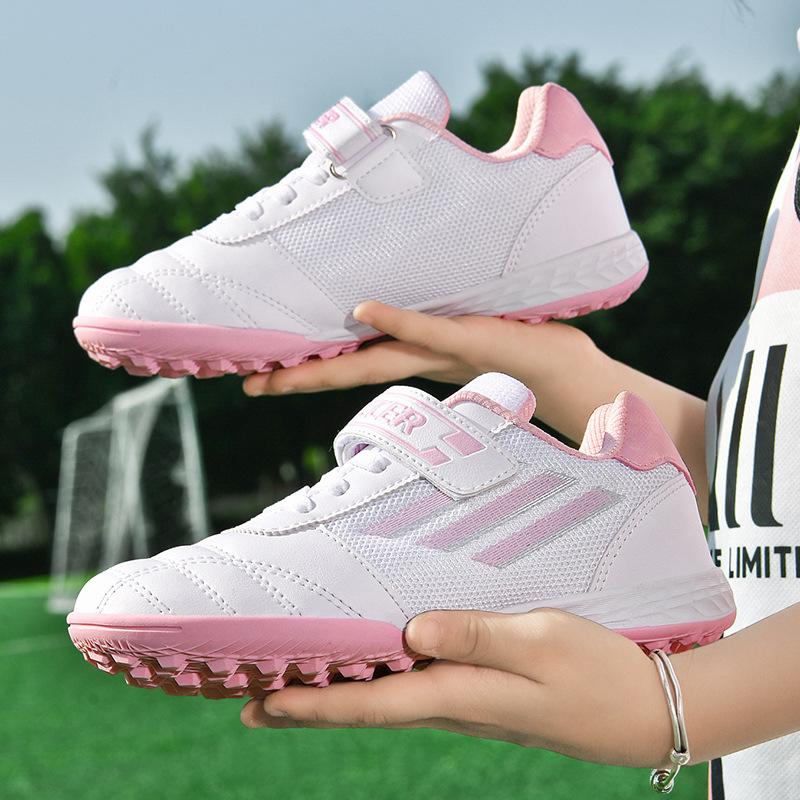 Children's football shoes Boys and girls tf broken nails Professional competition training shoes Primary and secondary school lawn school special snea