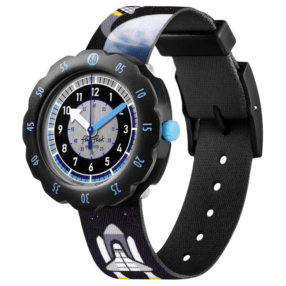 SWATCH Unisex Flik Flak Feifei Series Black Watch ZFPSP057 ZFPSP057