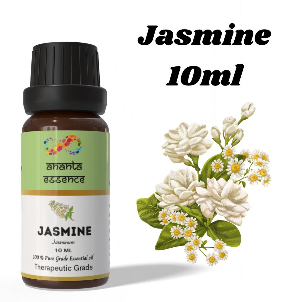 Ananta Jasmine Essential Oil 10 Ml – Natural Floral Aroma Oil for Diffuser & Home Fragrance
