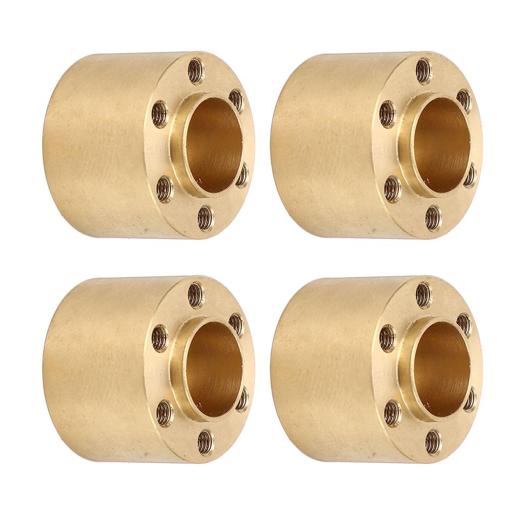 4Pcs Wheel Hex Hub Widen Brass Weight Wear Proof Wheel Hex Widen Adapter for 1.9in 2.2in Hub
