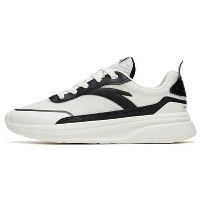 Zapatillas Deportivas Casuales de Caña Baja Antideslizantes Resistentes al Desgaste Walker para Mujer Zapatillas Negras Blancas 122328816-4