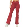 Women's Flared Cross Waist Tummy Tucking Hip Lifting Fitness Running Sports Casual Yoga Pants