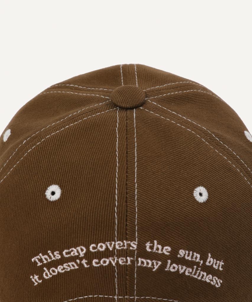 SWEATSWEET Not Cover Lovely Ball Cap - Brown