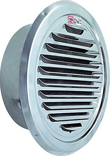 

World SUS304 Stainless Steel Round Grille with Fire Damper (FD), 100mm Diameter, 10 Mesh, DK (Electrolytic Polished), WRGDT-100P