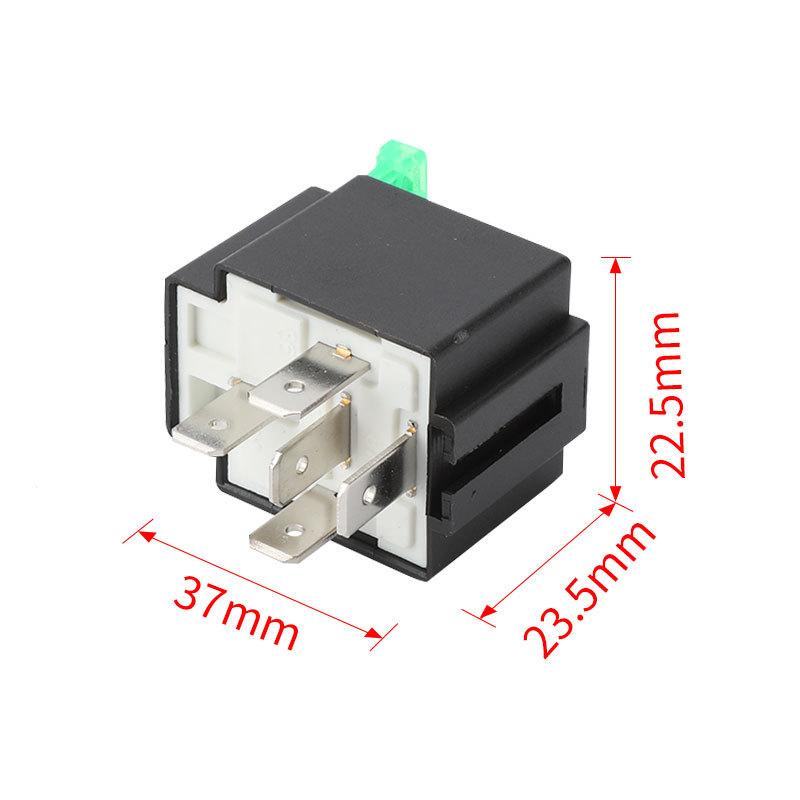 12V 24V DC 4 Pin 5PIN Car Automotive Fused Relay 30A 80A Fuse Normally Open Relais Fuse  4pin 5Pin