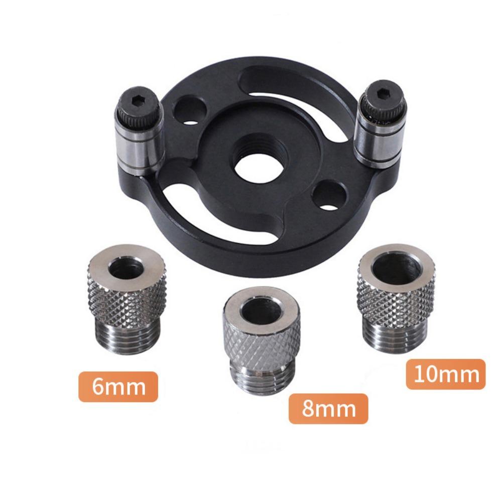 Aluminum Self Center Dowel Jig 3-10mm Vertical Hole Jig New Hole Puncher Locator  Woodworking Tools