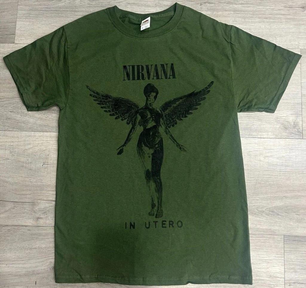 HERREN DAMEN NIRVANA UTERO HEAVY METAL BAND T-Shirt