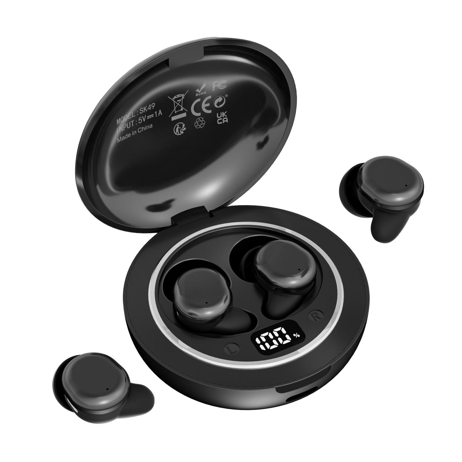 

SK49 Міні Bluetooth навушники: Надзвичайно маленький, безболісний внутрішньовушний дизайн для сну