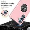 For Samsung Galaxy S24 FE Case PC+TPU Phone Cover with Rotatable Ring Holder