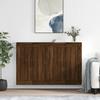 VidaXL Wall Cabinets 2 Pcs Brown Oak Engineered Wood 3198032