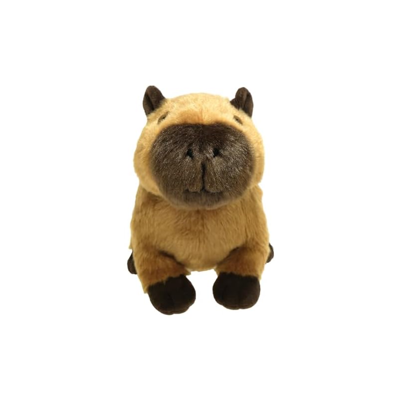 SunLemon Fluffies Medium Capybara Plush Toy, 19 X 26 X 16 Cm, Cute Animal, P-1533