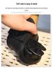 Spring 2026 Girls' Leather Princess Shoes - Fashionable, Soft Sole, Little Black Dress Shoes for Children