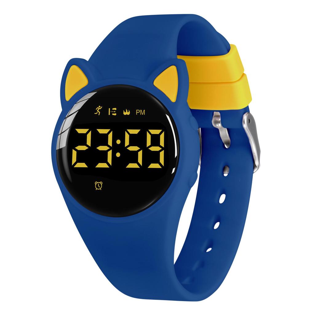 Çocuklar İçin Fitness Saati Dijital Aktivite Takip Saati 3-12 Yaş Arası Çocuklar İçin Bluetooth Olmayan Alarm Adım Sayımı Bilek Saati