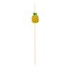 100 Pcs/12cm Disposable Fruit Pick Creative Handmade Heart Shape Bead Appetizer Picks Fruit Toothpicks Party Supplies Toothpick
