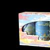 ZABC Landscape Series Adhesive Tape Set: DIY Journal Decoration, 2 Styles, 4 Rolls Included.