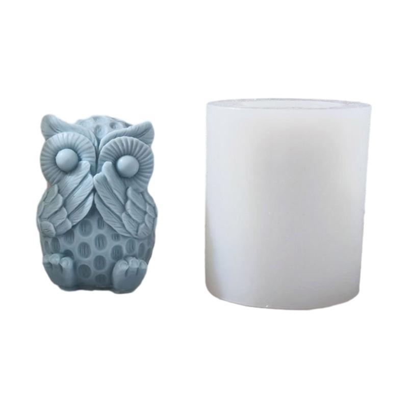 

Owl Shaped Silicone Mold for Candle Making Baking Mold Animal Scented Candle Resin Mold for Making DIY Wedding Candle