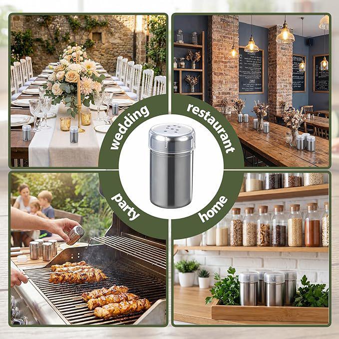 Stainless Steel Compact Seasoning Bottle for Outdoor Camping & BBQ