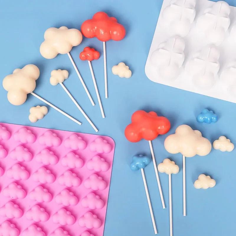 New 36 Cavity Clouds Silicone Mold Weather Shape DIY Baking Cake Chocolate Fondan Ice Cube Mold Handmade Soap Candle Decorations