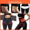 Damen Hohe Taille Neopren Oberschenkelformer Schlankmachender Beinformer Verstellbarer Taillentrainer Gürtel