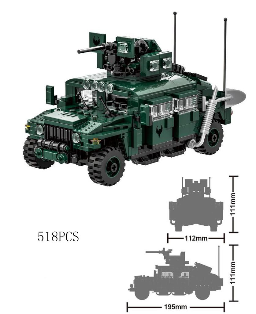 WW2 Normandy Landings UK US Germany Army Sets Building Blocks Bricks Toys World War II 2 Military Vehicle Pershing Panther Tanks
