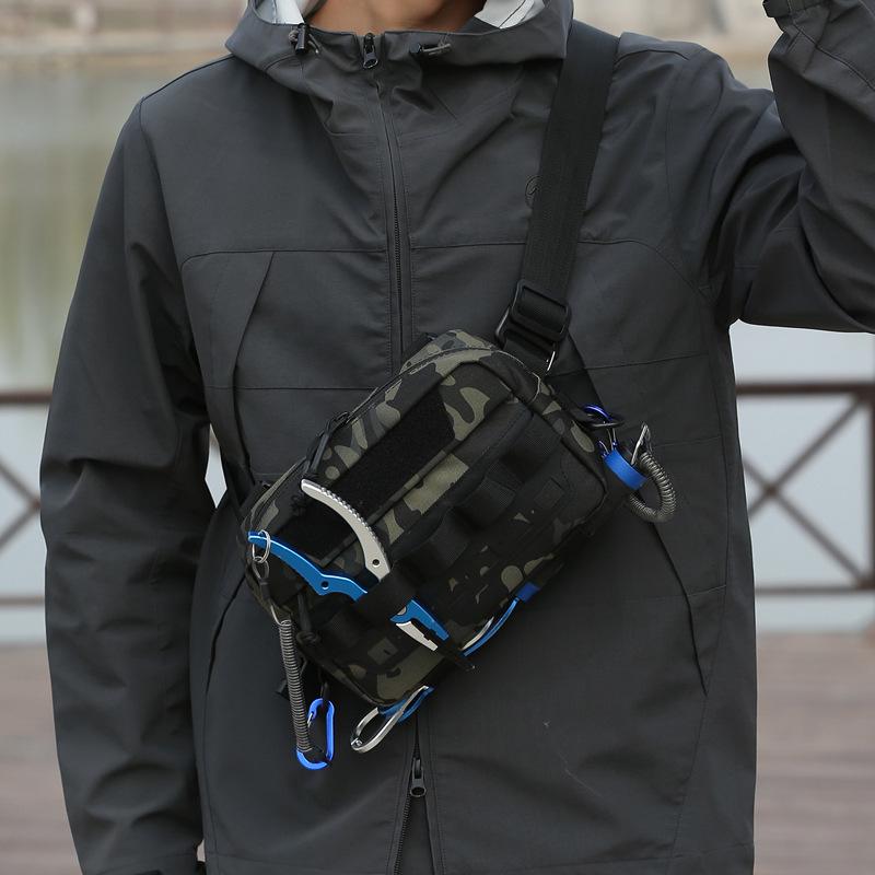 Tactical Multi-Functional Chest Vest Bag with Molle Expansion for Fishing and Workwear