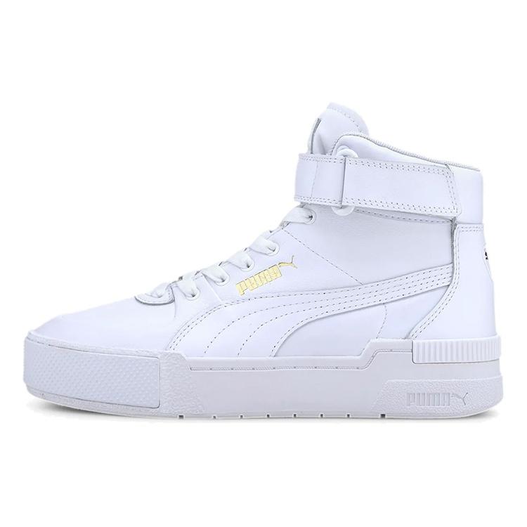 (WMNS) PUMA Cali Sport Warm Up High White Women s 373436-01 EU 35.5