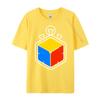 Speed Cubing Puzzle Cube Timer Graphic T Shirts Men Oversized ClassicShort Sleeve Tee