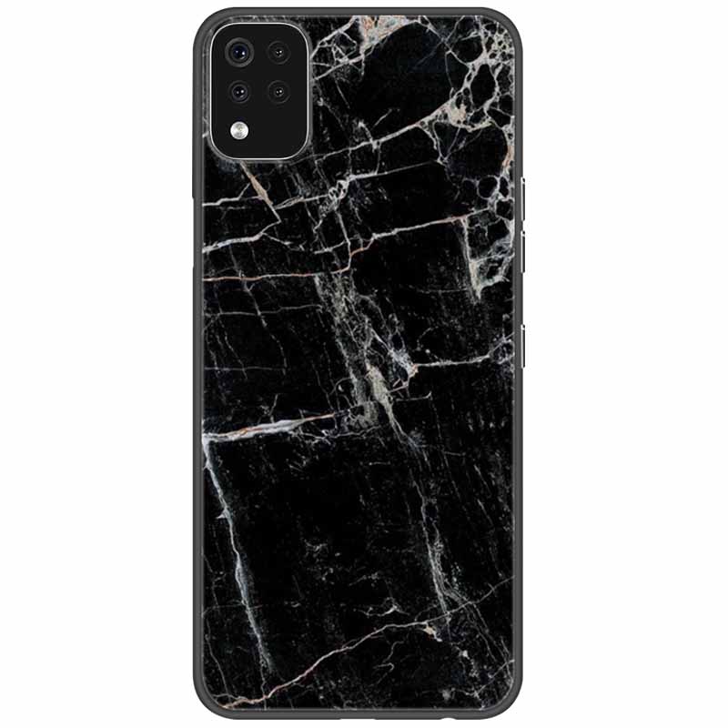 Phone Case For LG K42 K52 K62 Q52 Case Soft Painted Wolf Silicone Black Covers For LG K62 Cases K 42 Shockproof Funda for LGK52