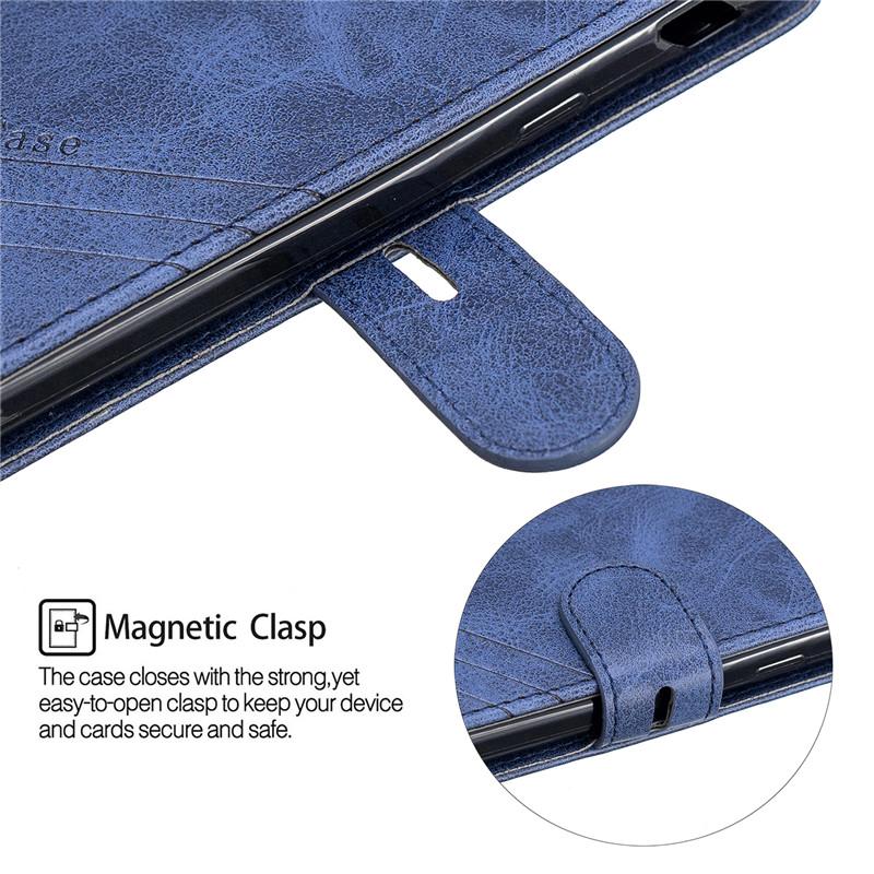 Für Samsung Galaxy X Cover 4S Hülle Leder Flip Case auf sFor Funda Samsung XCover 4S G398F Xcover 5 Telefonhülle Brieftaschen-Abdeckung Etui