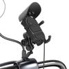 Motorcycle Phone Holder 15W Wireless Charger USB Fast Charging Bike Rack Support