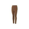 Solid Color Casual Mid Waist Sports Pants Women Bottoms Khaki-Brown SC1239071-4