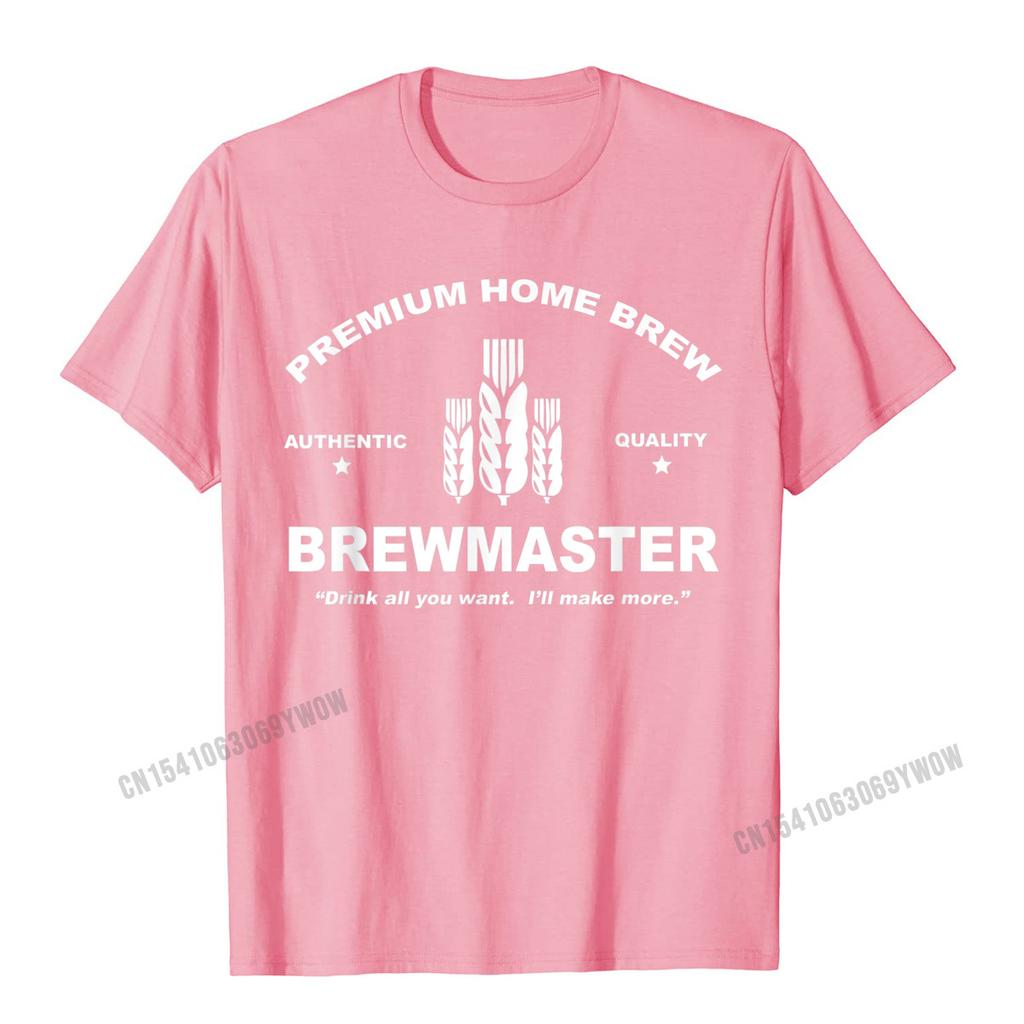 Brewmaster Premium Home Brew Beer Brewing TShirt Camisas Unisex Rife Unisexs T Shirt Normal Tops T Shirt Cotton Hip Hop