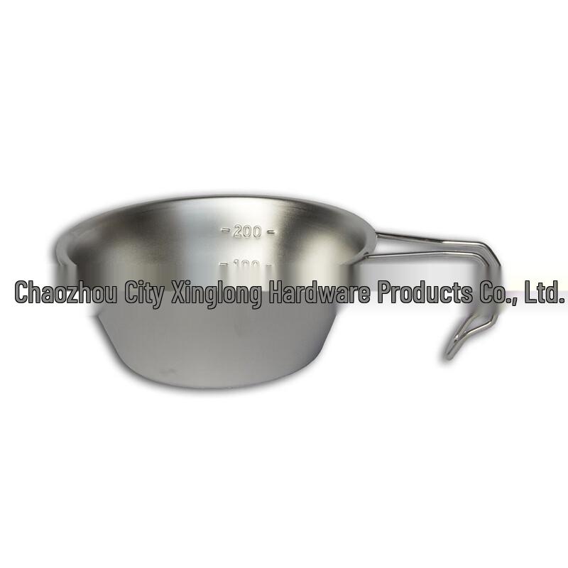 Portable 304 Stainless Steel Camping Bowl Set 12x9x8 cm