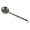 Kitchen Tools Flat Bottom Pizza Sauce Spoon Long Handle Italian Soup Ladle Multifunctional Stainless Steel Serving Spoon Pizza