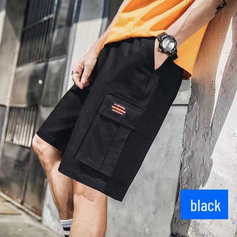 Men's Trendy Pure Cotton Casual Work Shorts with Pockets