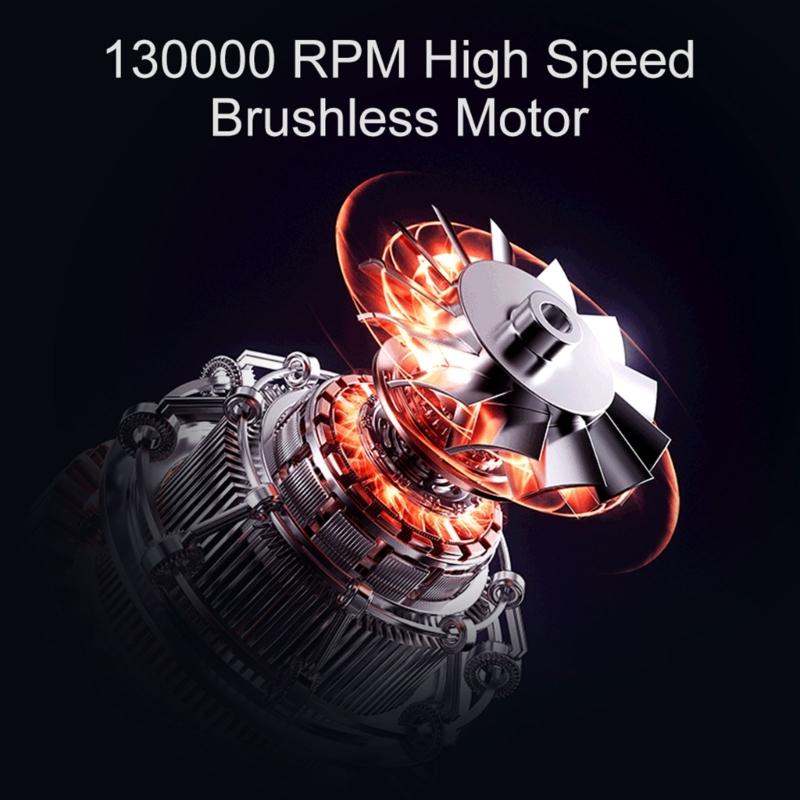 Electric Air Dusters 130000RPM Power Cordless Air Dusters Adjustment Blower Rechargeable Dust Blower for Computer Keyboard