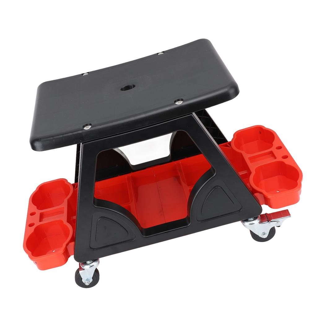  Krzesło-stołek Uniwersalny wygodny stołek garażowy, obrotowy fotel mechanika do myjni samochodowej, dekoracyjny