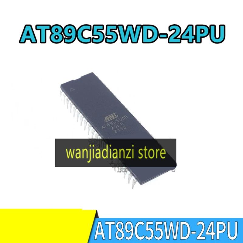 

AT89C55WD-24PU -24PI MCU MCU Chip CPU Core 20KB Plugin DIP-40 Pin AT89C55WD білий