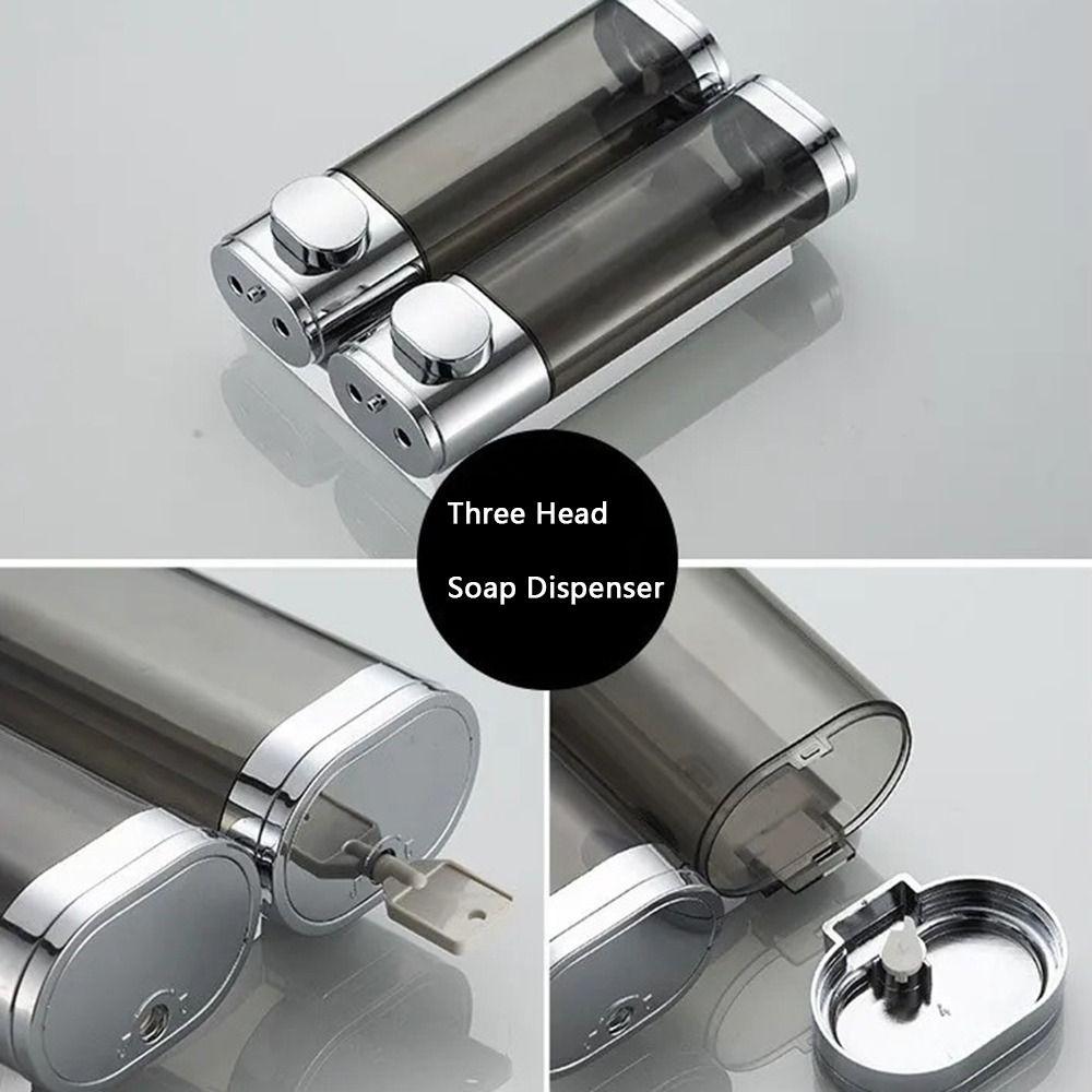 Visible Window Shower Gel Box 1/2/3 Head Hand Sanitizer Dispenser  Bathroom Accessories