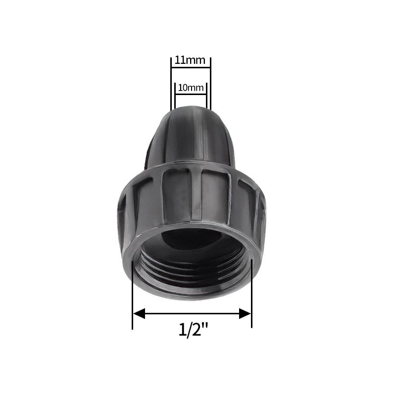 Y-Shaped Water Splitter 1/2" 3/4" Tap Connector Garden Hose Splitter Faucet Adapter with Shut-off Valve Garden Watering Supplies