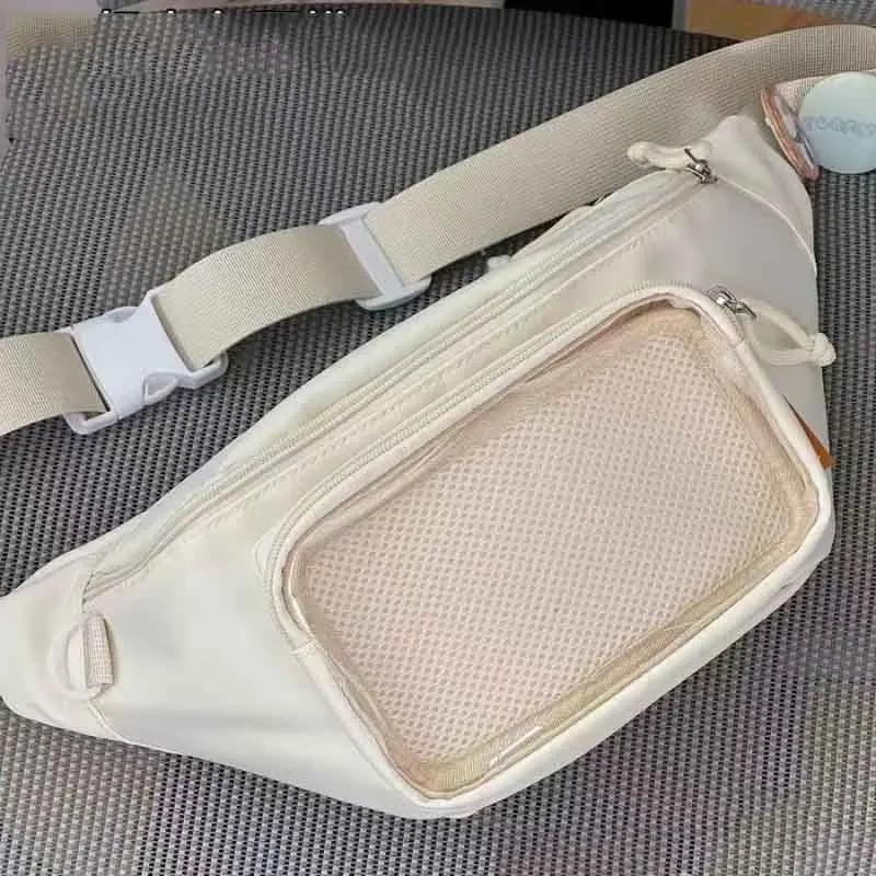 Girls Transparent Itabag Purses and Handbags Waist Ita Bag Kawaii Japanese Y2K Chest Bag Women Lolita Cute Crossbody Bag bolsa