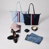 Tommy Hilfiger Color Block Woven Strap Lightweight Large Capacity Tote Bag Women tote bags Multicolor XW0XW04114