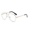 Colorful Lens Myopia Lens Polarized Sunglasses For Children Metal Anti-Glare Oval Prescription Sunglasses  0 -0.5 -0.75 To -4.0